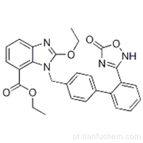 Ido 1 - [[2 &#39;- (2,5-di-hidro-5-oxo-1,2,4-oxadiazol-3-il) - [1,1&#39;-bifenil] -4-1H-benzil-metazole-7-carboxico il] metil] -2-etoxi, éster etílico CAS 1403474-70-3